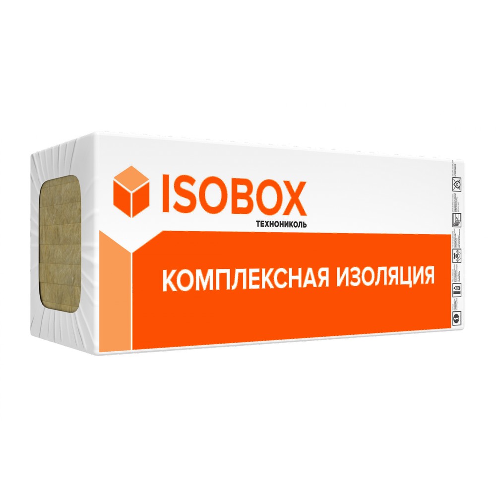 Утеплитель Isobox Экстралайт 800*600*50мм 7.20м2 0.360м3 минвата (базальт)