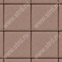 Крупноформатные плиты Квадрат 1К5ф Персиковый полный прокрас на сером цементе основа - серый цемент 400*400*50мм Нобетек