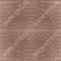 Крупноформатные плиты Квадрат 1КД5ф (солнышко) Персиковый полный прокрас на сером цементе основа - серый цемент 400*400*50мм Нобетек