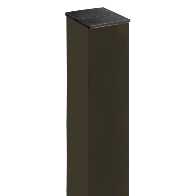 Столб с заглушкой 2.5м 62*55 1.4мм Оцинкован+порошковый окрас RR 32 (коричневый) Grand Line
