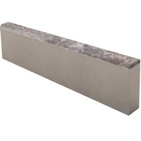 Бортовой камень тротуарный БР 100.20.8 Невада верхний прокрас mix основа - серый цемент 1000*200*80мм МЗ 342