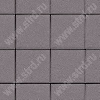Тротуарная плитка Квадрат 2К5ф Коричневый верхний прокрас на сером цементе основа - серый цемент 300*300*50мм Нобетек