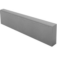 Камень бордюрный БР100.20.8 Гладкий Серый основа - серый цемент 1000*200*80мм Выбор