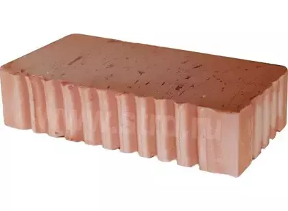 Кирпич строительный полнотелый без плёнки Красный рифленый 250*120*65мм М150кг/см2 Смоленск