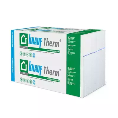 Утеплитель Knauf Therm Therm Дом 1000*600*50мм 24.00м2 1.200м3 пенополистирол (пенопласт) 