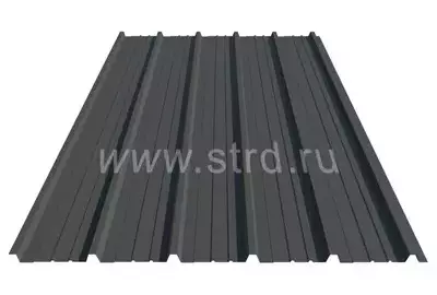 Профнастил ST 15 0.5мм Corundum 50 матовый Россия RAL 7016 (серый) Stynergy