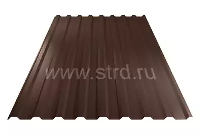 Профнастил C 20 0.5мм Corundum 50 матовый Россия RAL 8017 (коричневый) Stynergy