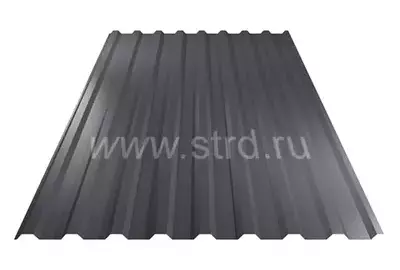 Профнастил C 20 0.5мм Corundum 50 матовый Россия RAL 7024 (серый) Stynergy