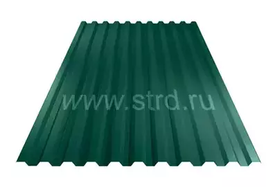 Профнастил C 21 0.5мм Corundum 50 матовый Россия RAL 6005 (зеленый) Stynergy