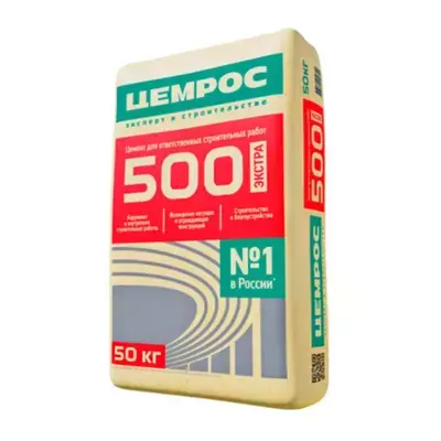 Цемент М500 Цемрос Экстра 50кг