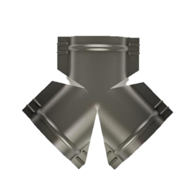 Тройник Y-образный для профнастила для металлочерепицы R110мм сталь 0.5мм Norman Металл Профиль