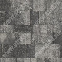 Тротуарная плитка Инсбрук Тироль ColorMix Актау верхний прокрас mix основа - серый цемент набор на м2  t=60мм SteinRus