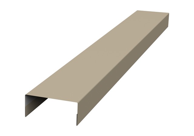 Крышка 30*15мм 0.45мм Drap TX RAL 1015 (бежевый) 2м Grand Line Крышка 30*15мм 0.45мм Drap TX RAL 1015 (бежевый) 2м Grand Line