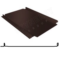 Фальцевая панель Smart фальц Pro 521/480мм Полиэстер 0.45мм RAL 8017 (коричневый) Stynergy