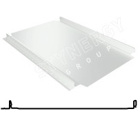 Фальцевая панель Smart фальц Pro 521/480мм Полиэстер 0.45мм RAL 9003 (белый) Stynergy