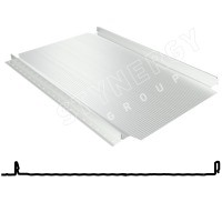 Фальцевая панель Smart фальц Pro гофрированный 521/480мм Полиэстер 0.45мм RAL 9003 (белый) Stynergy