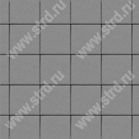 Тротуарная плитка Квадрат 4К6ф Серый основа - серый цемент 100*100*60мм Нобетек