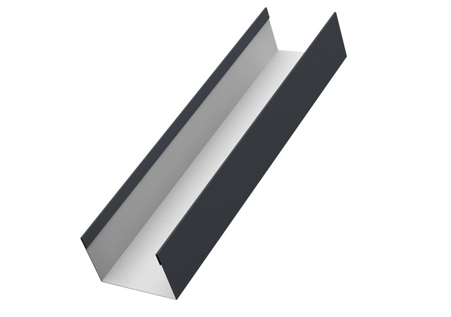 Стойка 64*38мм 0.5мм Drap TX RAL 7024 (серый) 2м Grand Line Стойка 64*38мм 0.5мм Drap TX RAL 7024 (серый) 2м Grand Line