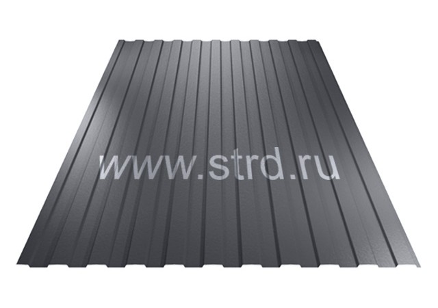 Профнастил C 8 0.45мм Drap ТР Турция RAL 7024 (серый) Grand Line Профнастил C 8 0.45мм Drap ТР Турция RAL 7024 (серый) Grand Line