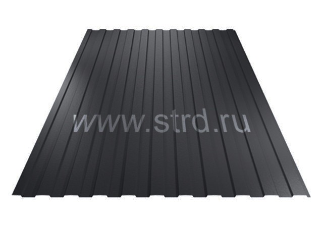 Профнастил C 8 0.45мм Drap ТР Турция RAL 7016 (серый) Grand Line Профнастил C 8 0.45мм Drap ТР Турция RAL 7016 (серый) Grand Line