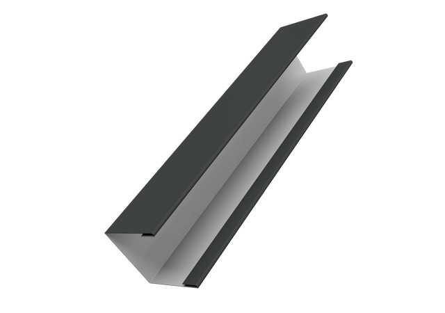 Крышка 40*39мм 0.45мм Drap ТР RAL 7016 (серый) 2.5м Grand Line Крышка 40*39мм 0.45мм Drap ТР RAL 7016 (серый) 2.5м Grand Line