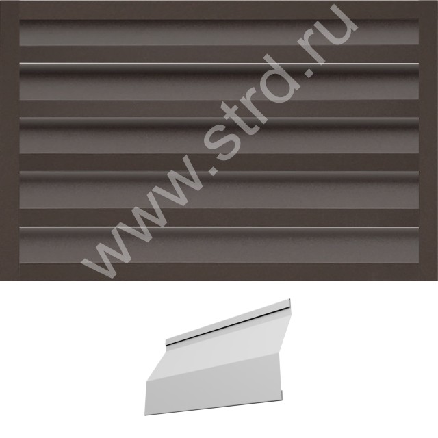 Ламель Милан Слим 0.5мм PurLite матовый RR 32 (коричневый) Grand Line Ламель Милан Слим 0.5мм PurLite матовый RR 32 (коричневый) Grand Line